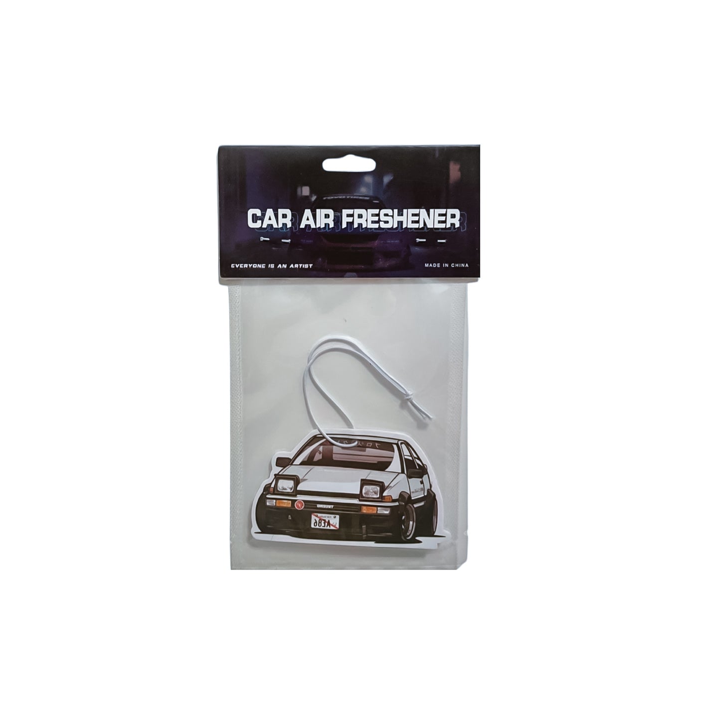 Initial D Toyota AE86 Car Air Freshener - Otonagai Paradise