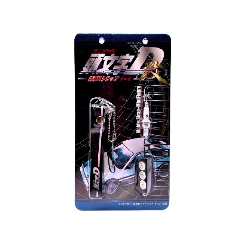 SK Japan Initial D Spark Plug & Gauge Keychain Figure Set - Otonagai Paradise